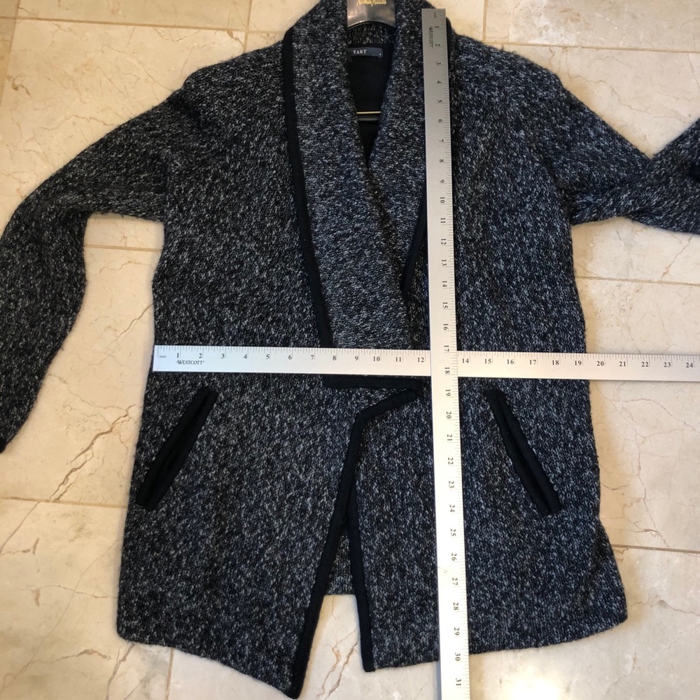 Tart Sweater Jacket black tweed, Sz S - Picture 15 of 15